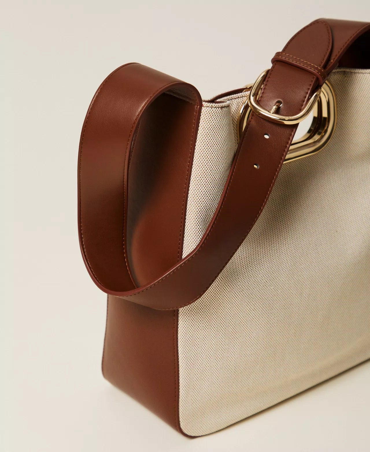 ΤΣΑΝΤΑ ΗΟΒΟ ΑΠΟ ΚΑΜΒΑ 'LILA' TWINSET