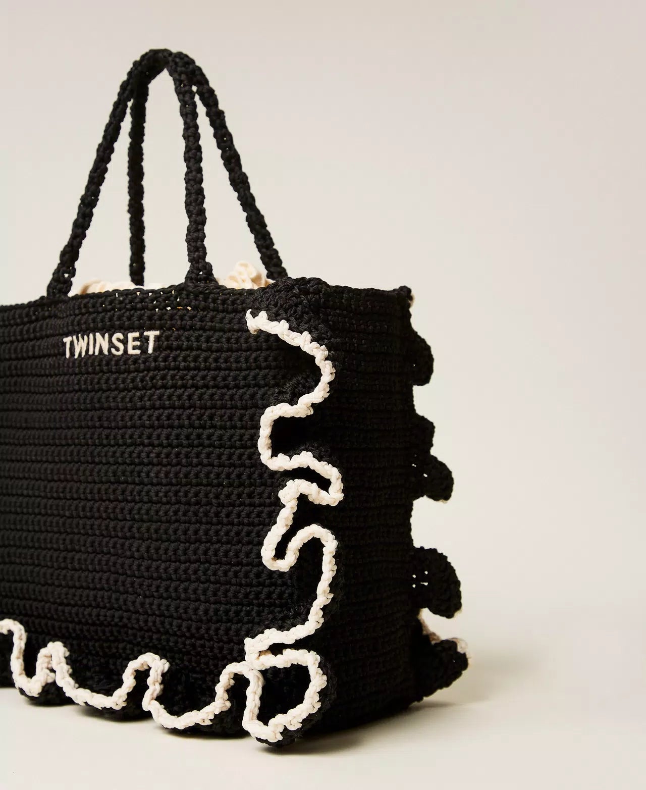 ΜΑΚΡΑΜΕ SHOPPER ΤΣΑΝΤΑ ΩΜΟΥ ΜΕ ΒΟΛΑΝ L TWINSET