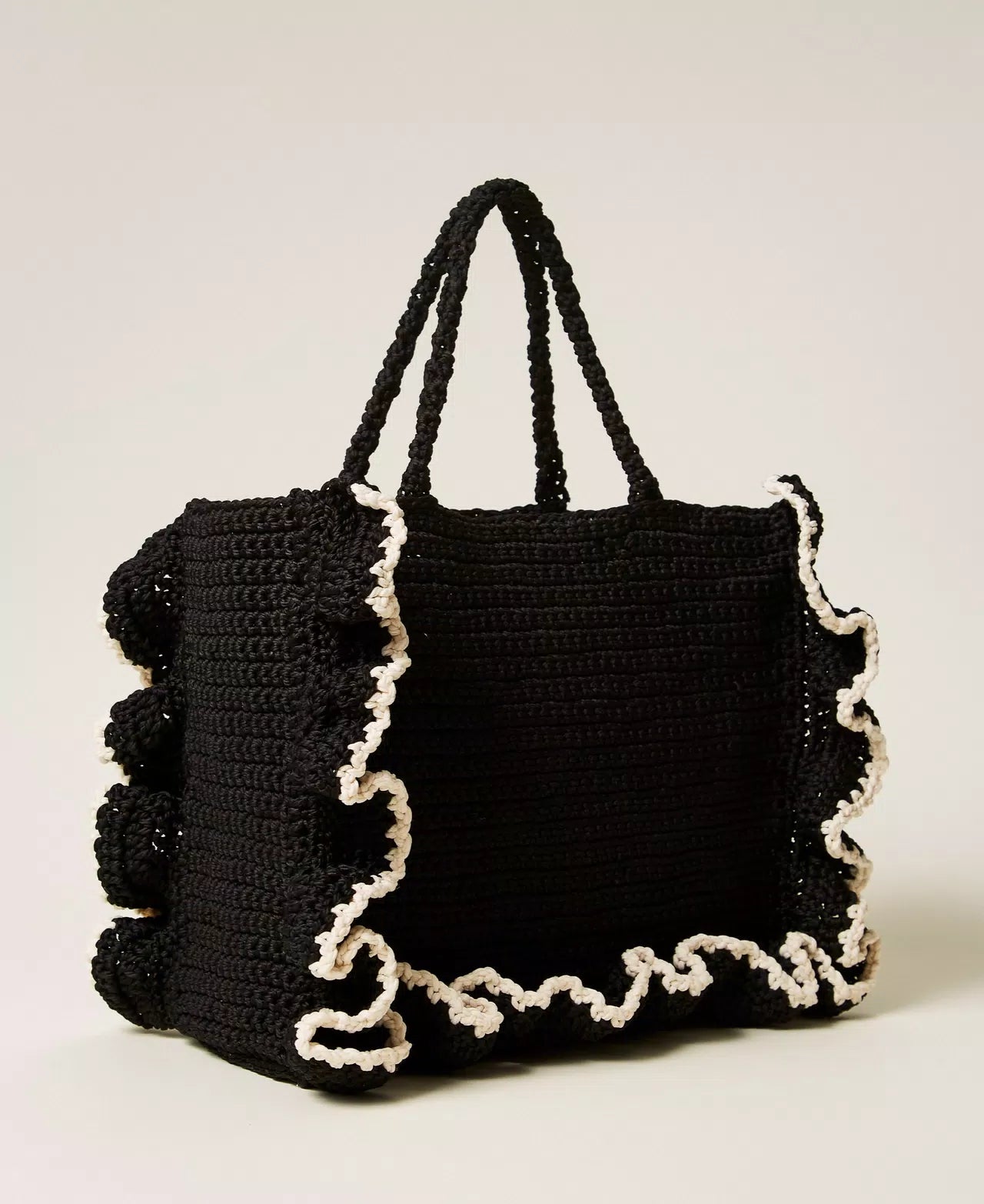 ΜΑΚΡΑΜΕ SHOPPER ΤΣΑΝΤΑ ΩΜΟΥ ΜΕ ΒΟΛΑΝ L TWINSET