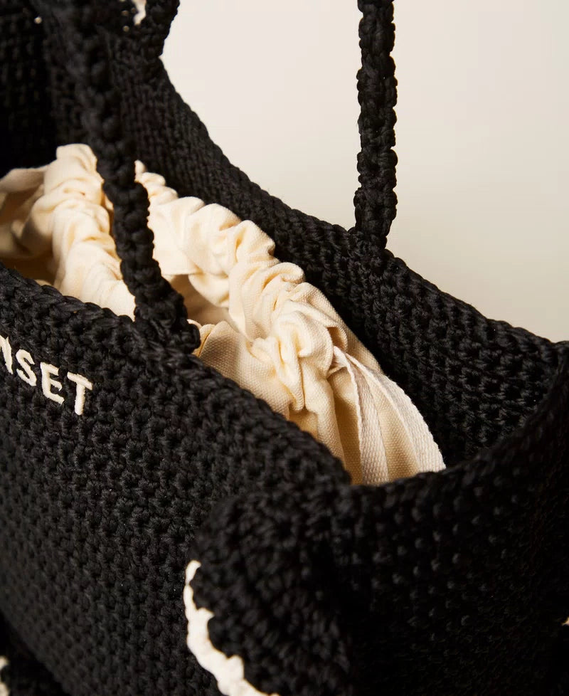 ΜΑΚΡΑΜΕ SHOPPER ΤΣΑΝΤΑ ΩΜΟΥ ΜΕ ΒΟΛΑΝ L TWINSET
