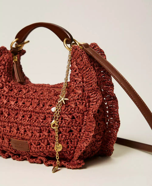 'CROISSANT' ΜΑΚΡΑΜΕ ΤΣΑΝΤΑ (HENNA) TWINSET