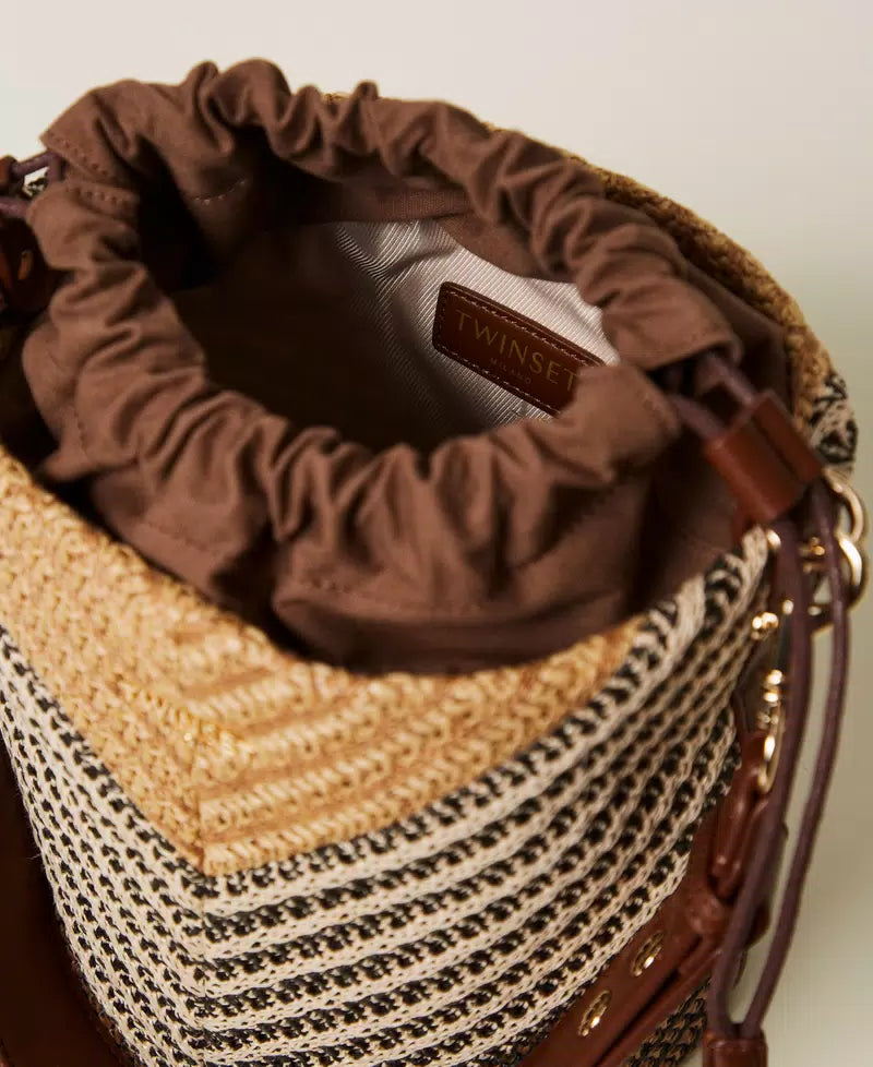 ΤΣΑΝΤΑ ΖΑΚΑΡ  ΑΠΟ RAFIA TWINSET