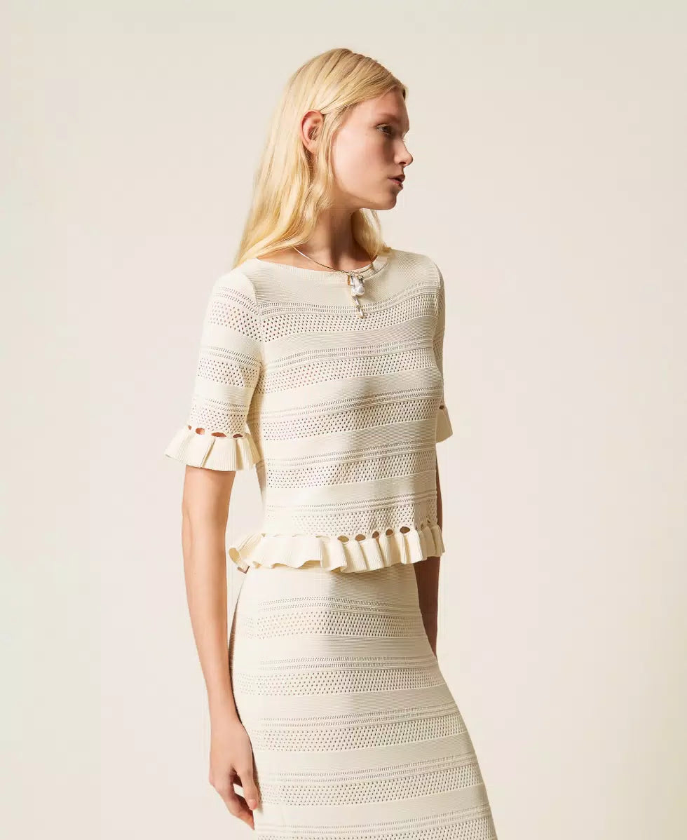 ΠΛΕΚΤΗ ΜΠΛΟΥΖΑ TWINSET