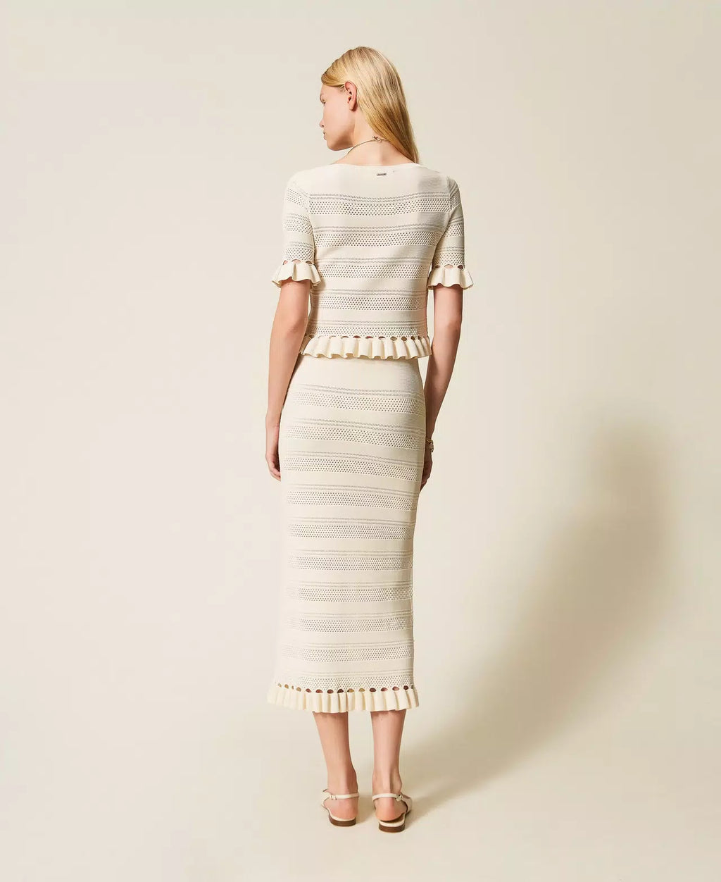 ΠΛΕΚΤΗ ΦΟΥΣΤΑ ΜΕ ΒΟΛΑΝ TWINSET