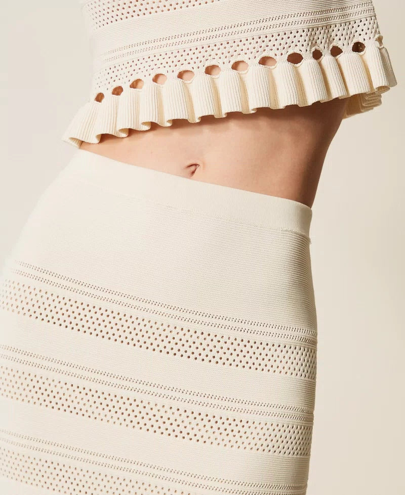 ΠΛΕΚΤΗ ΦΟΥΣΤΑ ΜΕ ΒΟΛΑΝ TWINSET