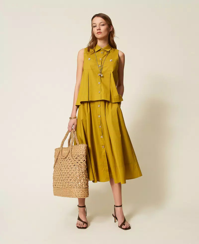 ΒΑΜΒΑΚΕΡΗ ΜΙΝΤΙ ΦΟΥΣΤΑ ΜΕ ΚΟΥΜΠΙΑ TWINSET