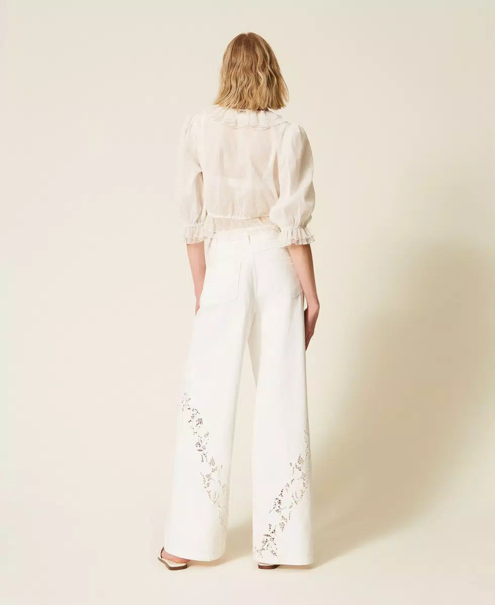 ΤΖΙΝ ΠΑΝΤΕΛΟΝΙ BULL ΜΕ ΚΕΝΤΗΜΑ TWINSET