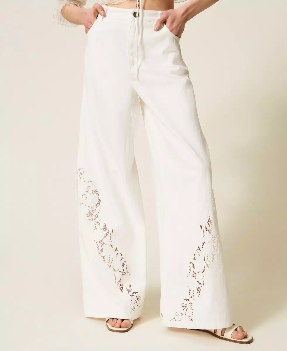 ΤΖΙΝ ΠΑΝΤΕΛΟΝΙ BULL ΜΕ ΚΕΝΤΗΜΑ TWINSET