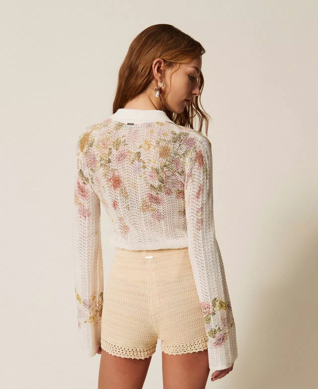 ΕΜΠΡΙΜΕ ΜΠΛΟΥΖΑ ΑΠΟ ΛΙΝΟ ΜΕΙΓΜΑ TWINSET