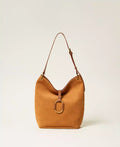 ΜΕΓΑΛΗ ΣΟΥΕΤ ΤΣΑΝΤΑ HOBO (BUBINAGA WOOD) TWINSET