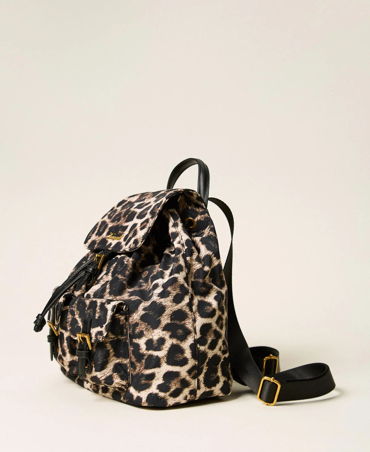 ANIMAL PRINT BACKPACK TWINSET