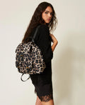ANIMAL PRINT BACKPACK TWINSET