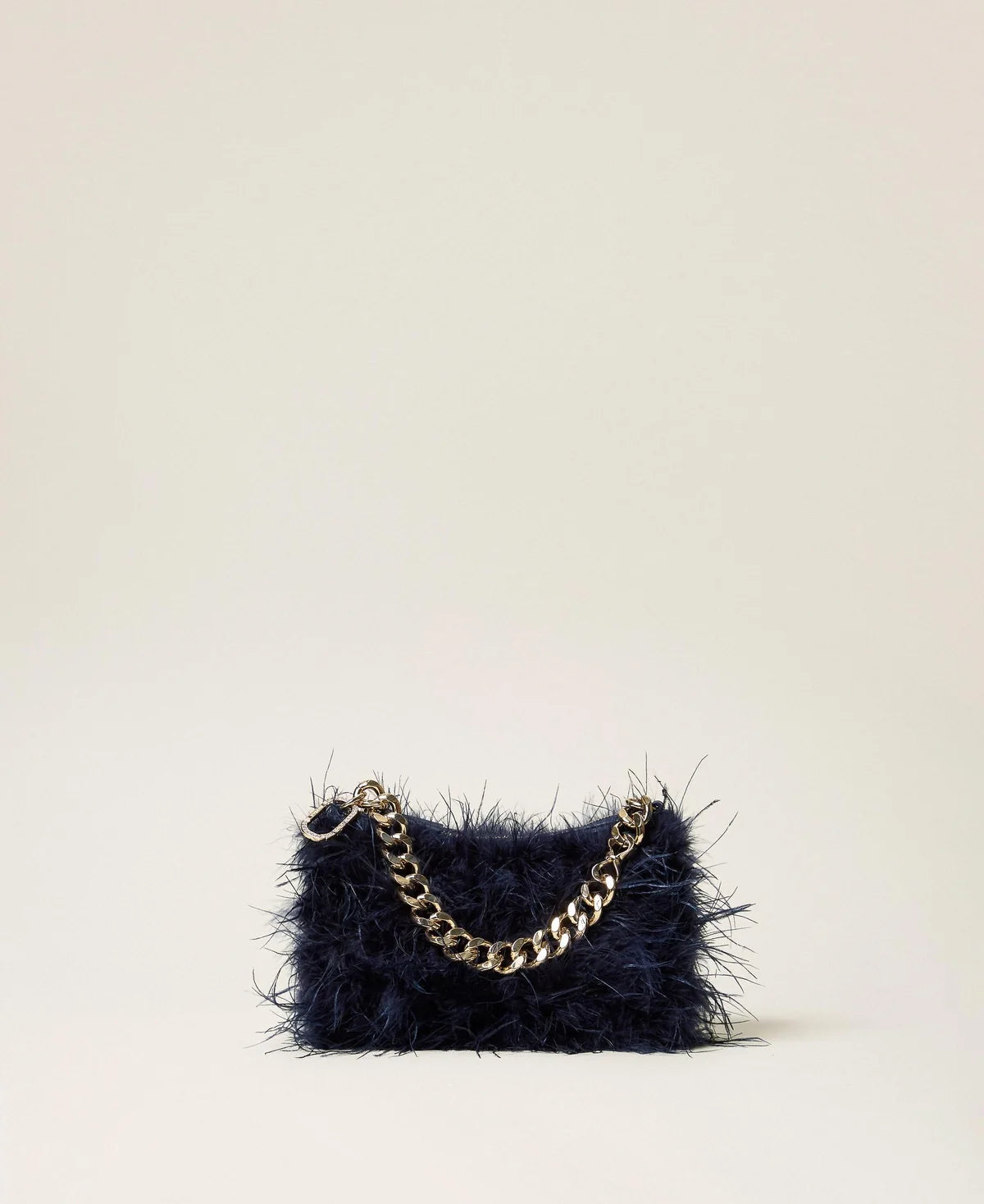 ΣΑΤΕΝ ΤΣΑΝΤΑ LILIANE ΜΕ ΦΤΕΡΑ (BLUE)TWINSET