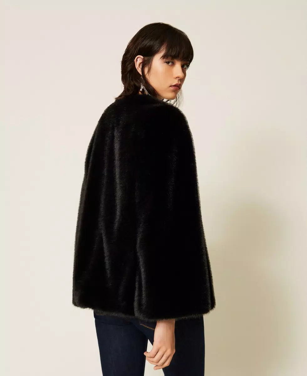 ΚΑΠΑ ΑΠΟ FAUX FUR ΓΟΥΝΑ TWINSET