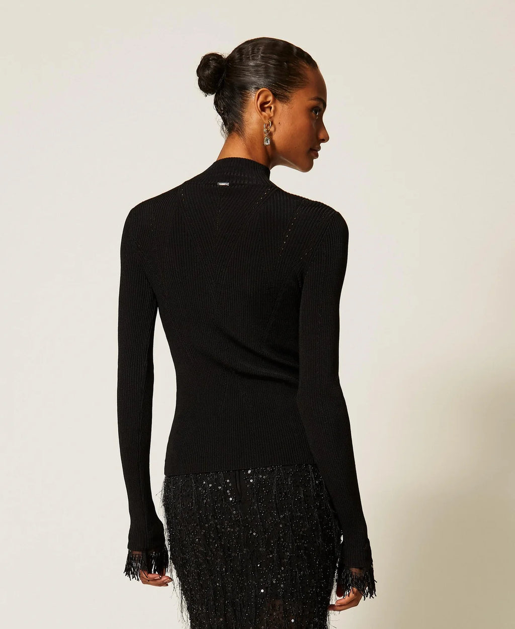 ΠΛΕΚΤΗ ΜΠΛΟΥΖΑ ΖΙΒΑΓΚΟ ΜΕ EMBROIDERY TWINSET