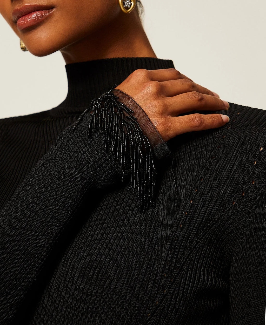 ΠΛΕΚΤΗ ΜΠΛΟΥΖΑ ΖΙΒΑΓΚΟ ΜΕ EMBROIDERY TWINSET