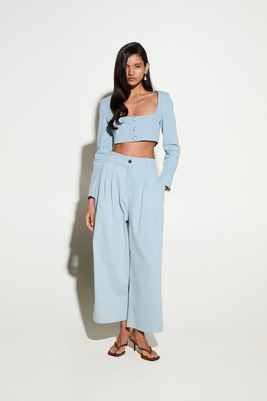 CROP TOP SQUARE MILKWHITE