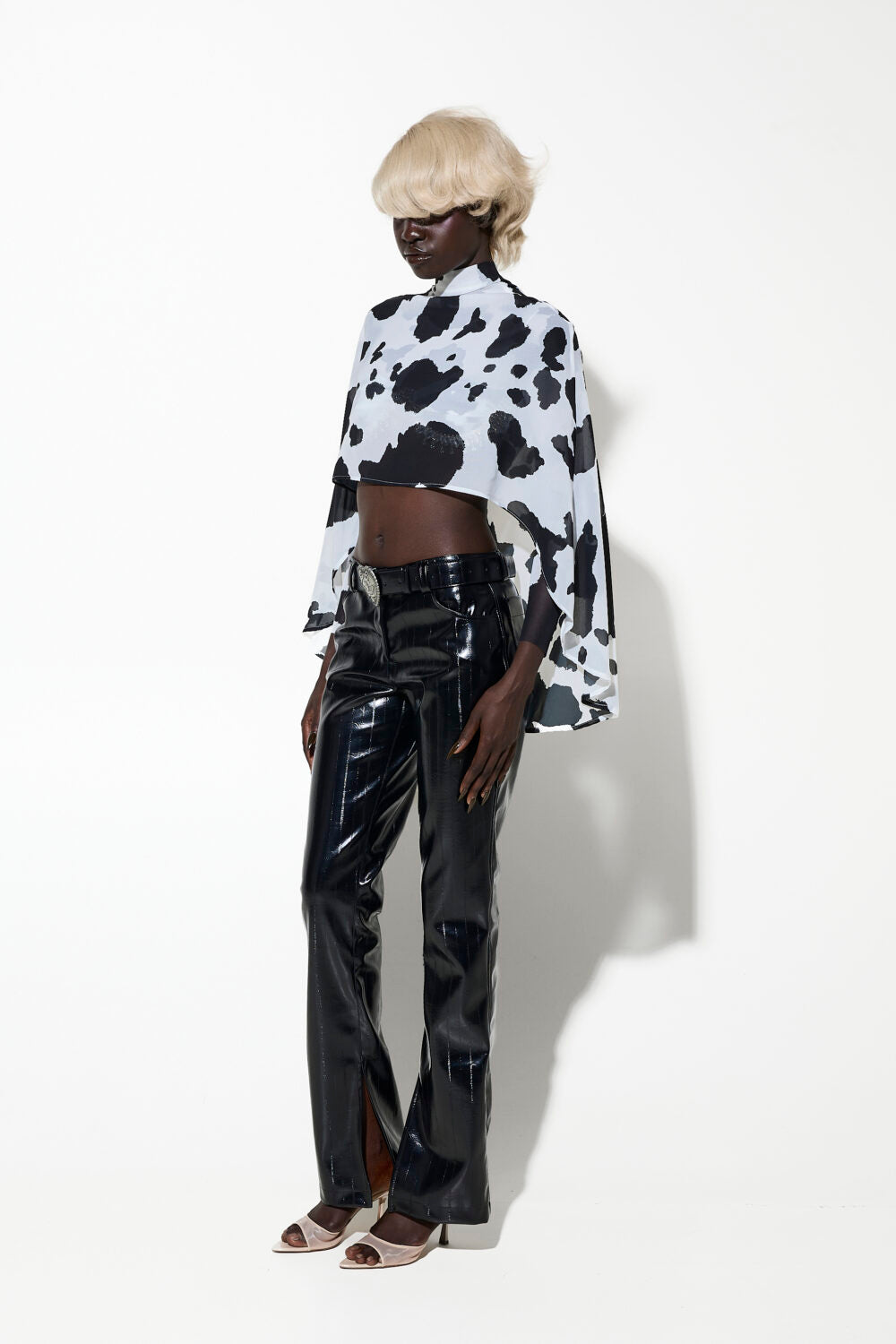 FAUX ΔΕΡΜΑ ΠΑΝΤΕΛΟΝΙ (BLACK) MILKWHITE