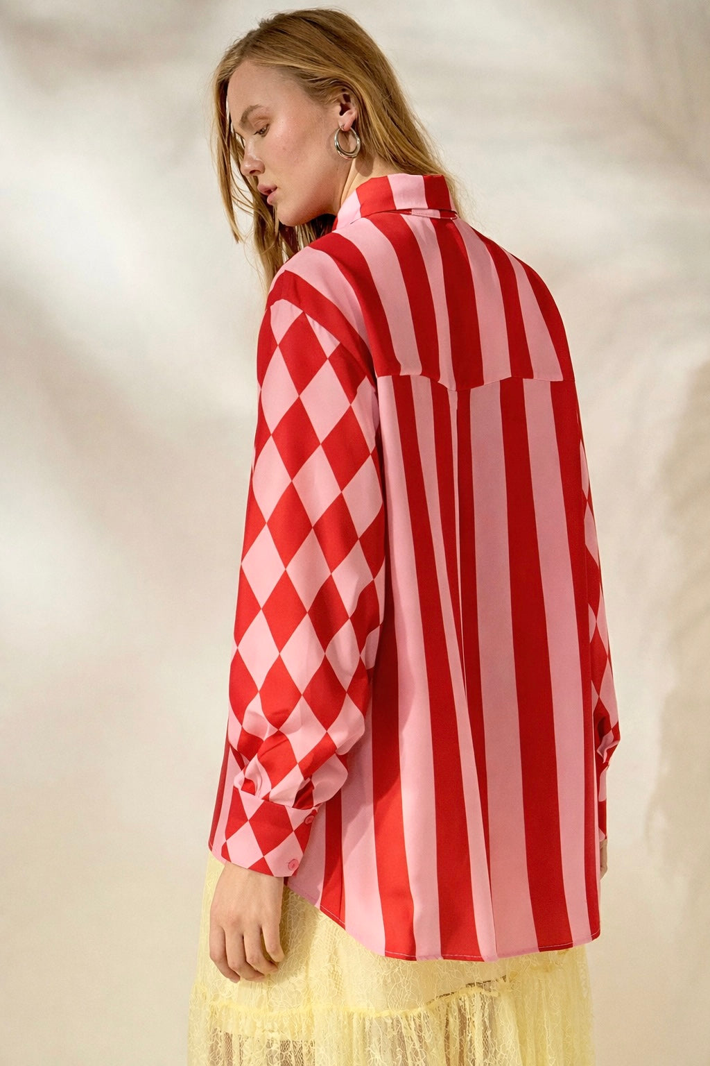 ‘CASEY’ ΡΙΓΕ ΠΟΥΚΑΜΙΣΟ (RED/PINK) MAMOUSH