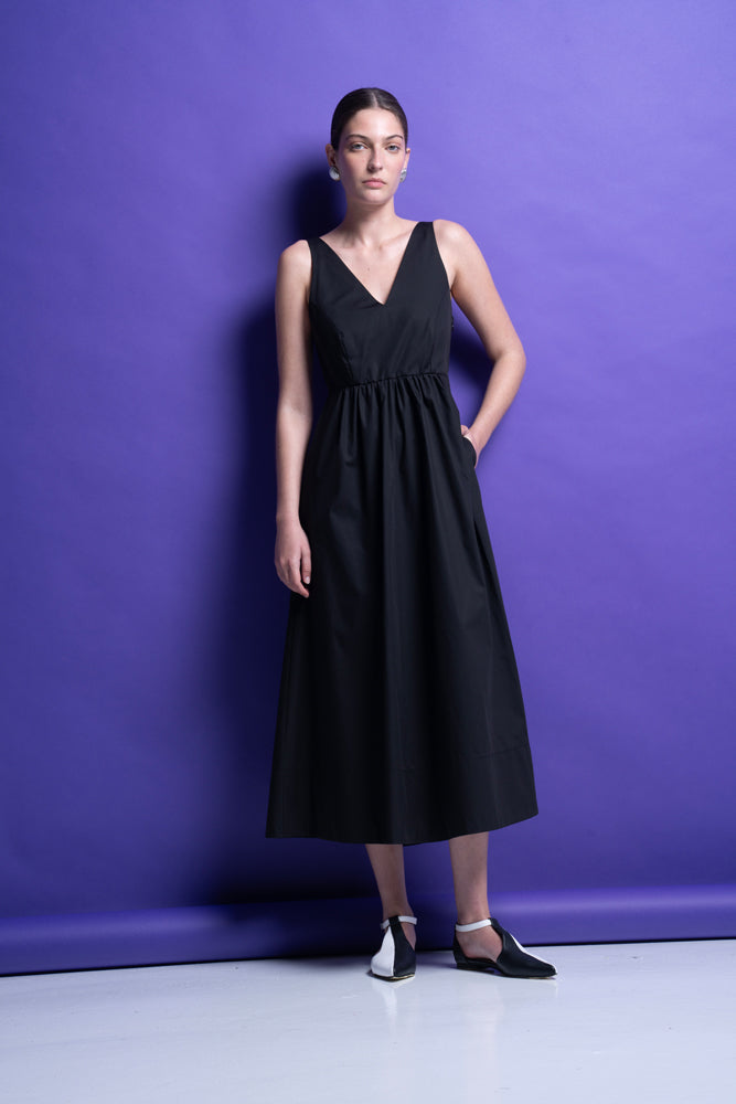 ‘VICTORIA’ ΒΑΜΒΑΚΕΡΟ ΜΙΝΤΙ ΦΟΡΕΜΑ (BLACK) MAMOUSH