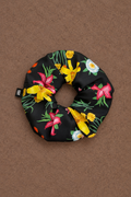 SCRUNCHIES (BLACK/BOTANICAL) MAMOUSH