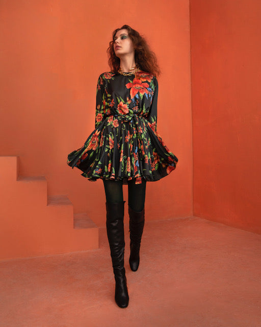 CASEY ΣΑΤΕΝ ΜΙΝΙ ΦΟΡΕΜΑ MAMOUSH