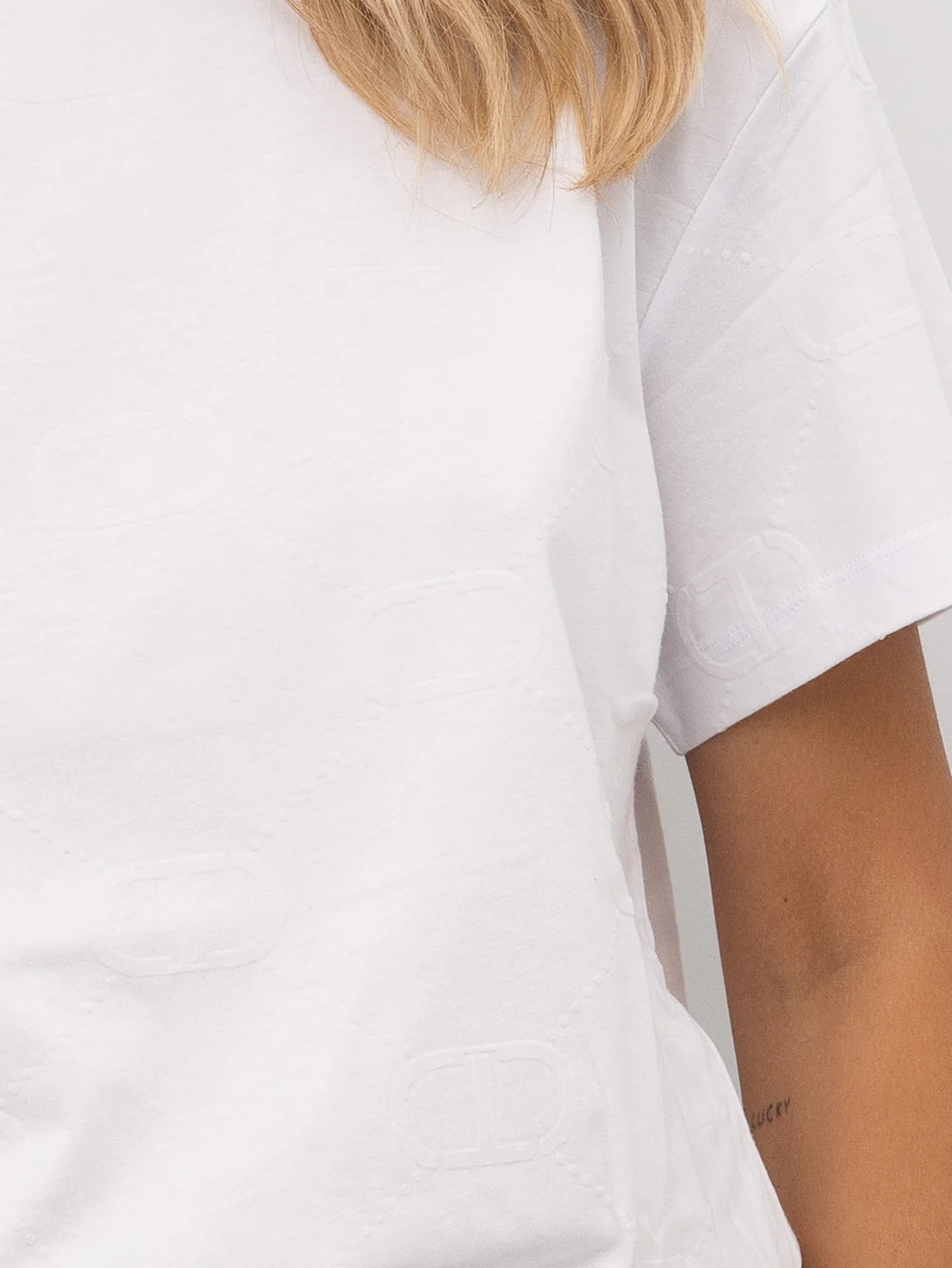 T-SHIRT ΜΕ ΤΎΠΩΜΑ FLOCK OVAL T TWINSET