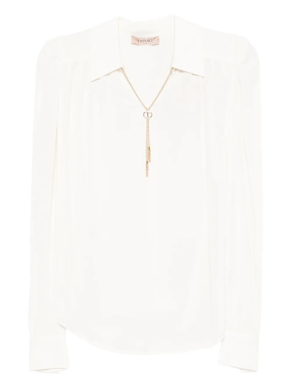 ΜΠΛΟΥΖΑ ΜΕ ΑΛΥΣΙΔΑ ΣΕ ΣΧΗΜΑ Τ TWINSET