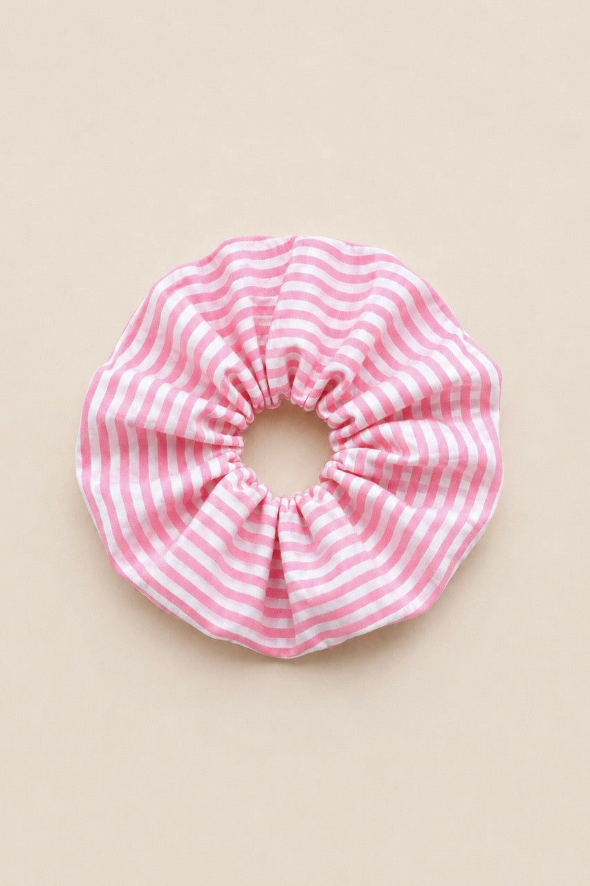 SCRUNCHIES (PINK STRIPES) MAMOUSH