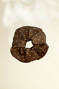 SCRUNCHIES (CHOCOLATE/POLKA DOT) MAMOUSH