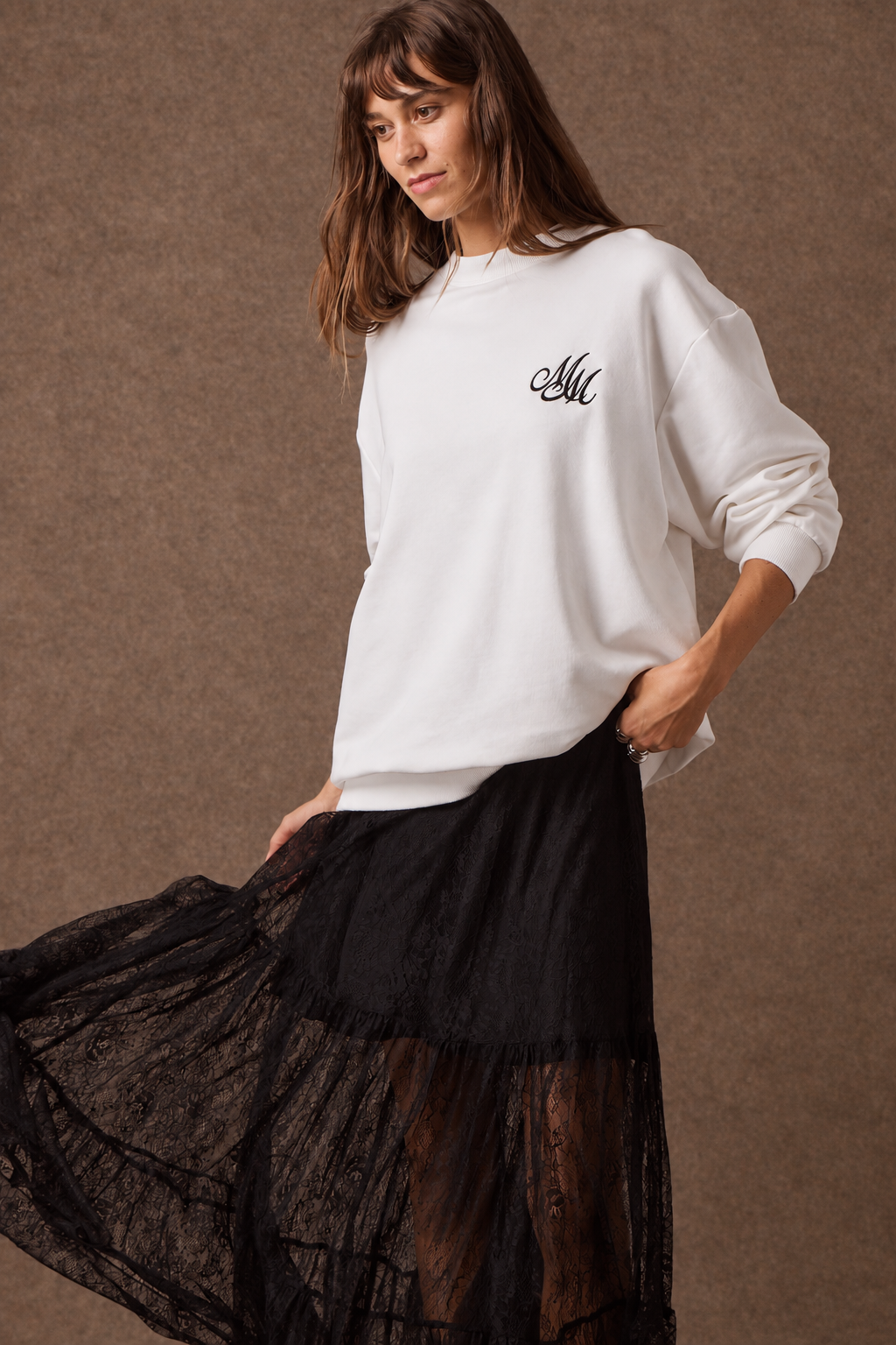 'VIVIAN' ΜΑΞΙ ΔΑΝΤΕΛΕΝΙΑ ΦΟΥΣΤΑ (BLACK) MAMOUSH