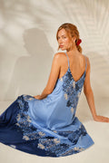 ‘KELLY’ ΜAXI ΦΟΡΕΜΑ (BLUE) MAMOUSH