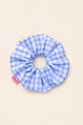 SCRUNCHIES (LIGHT BLUE/CHECKERED) MAMOUSH