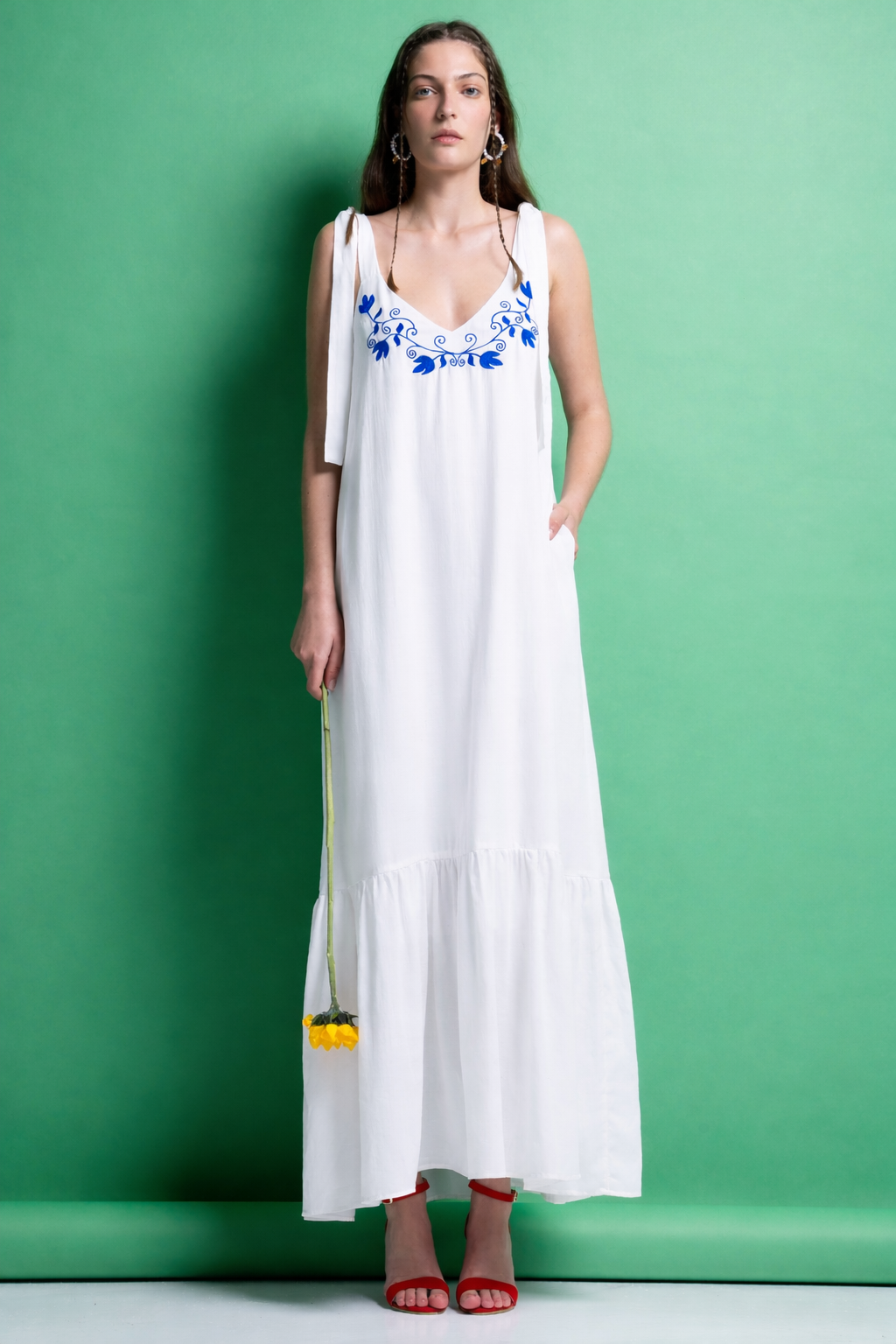 ‘CALLIOPE’ MAXI ΦΟΡΕΜΑ ΜΕ ΚΕΝΤΗΜΑ MAMOUSH