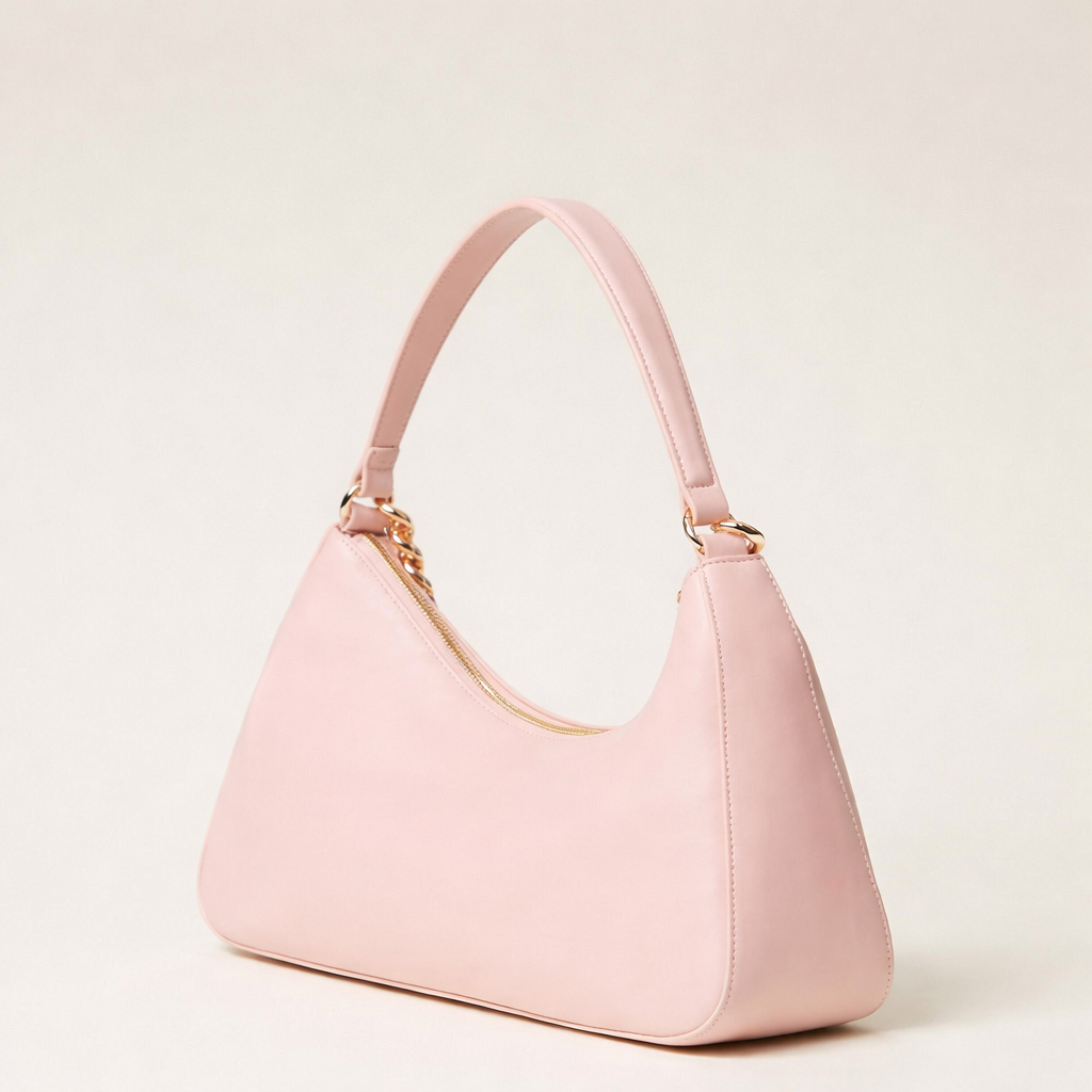 ‘LILIANE’ ΔΕΡΜΑΤΙΝΗ ΤΣΑΝΤΑ (PINK) TWINSET