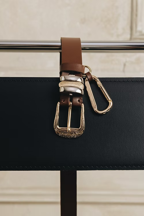 “LEAN ON ME” ΔΕΡΜΑΤΙΝΗ ΖΩΝΗ (BROWN) INDIVIDUAL