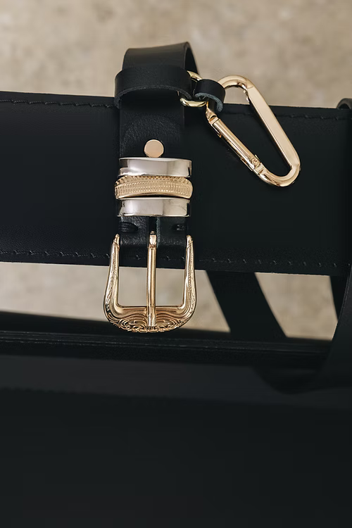 “LEAN ON ME” ΔΕΡΜΑΤΙΝΗ ΖΩΝΗ (BLACK) INDIVIDUAL