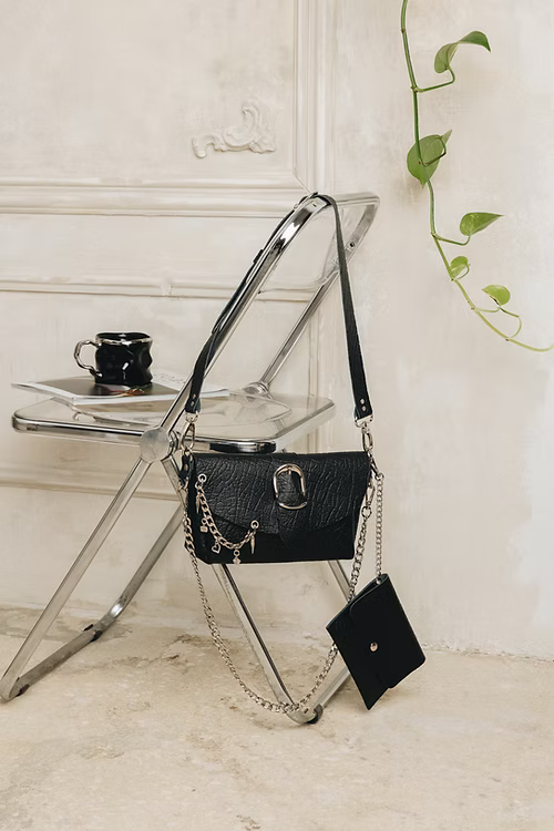 “LOVESONG" ΤΣΑΝΤΑ ΩΜΟΥ (BLACK) INDIVIDUAL