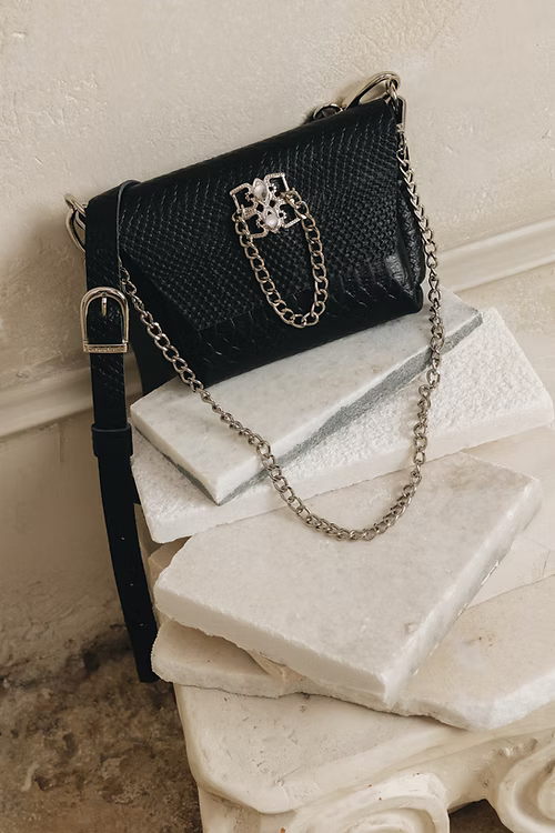 "DON'T STOP THE DANCE” MINI ΤΣΑΝΤΑ ΩΜΟΥ (BLACK) INDIVIDUAL