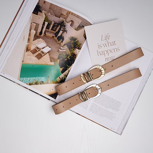 "DEEP RIVER WOMAN” ΔΕΡΜΑΤΙΝΗ ΖΩΝΗ (MOCHA) INDIVIDUAL