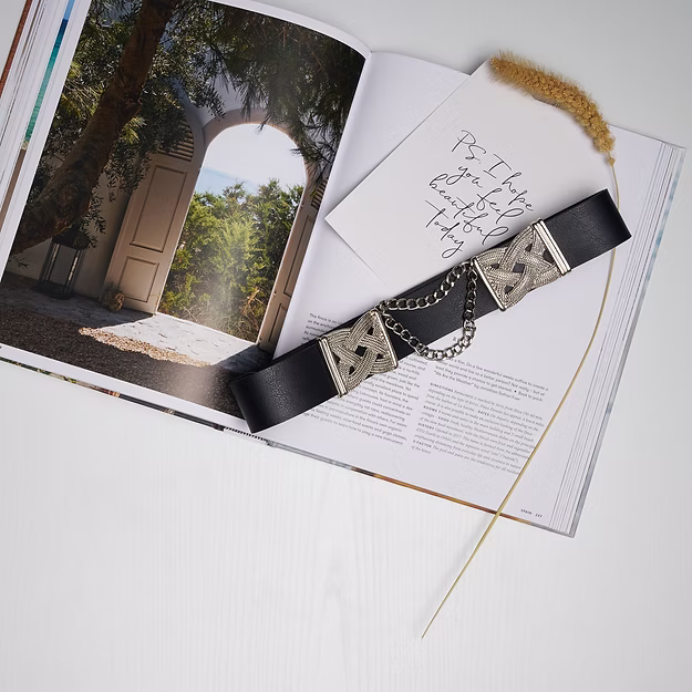 "CHAINED TO YOU" ΔΕΡΜΑΤΙΝΗ ΖΩΝΗ (NICKEL) INDIVIDUAL