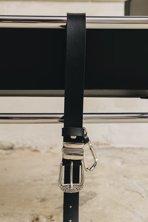 “LEAN ON ME” ΔΕΡΜΑΤΙΝΗ ΖΩΝΗ (BLACK) INDIVIDUAL