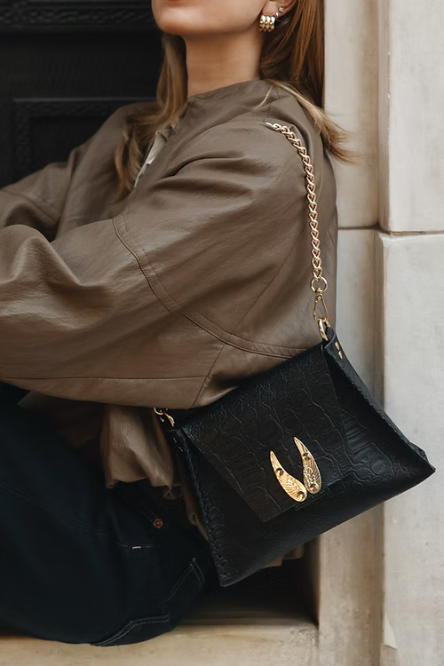 “WINGS” MINI ΤΣΑΝΤΑ ΩΜΟΥ (BLACK) INDIVIDUAL