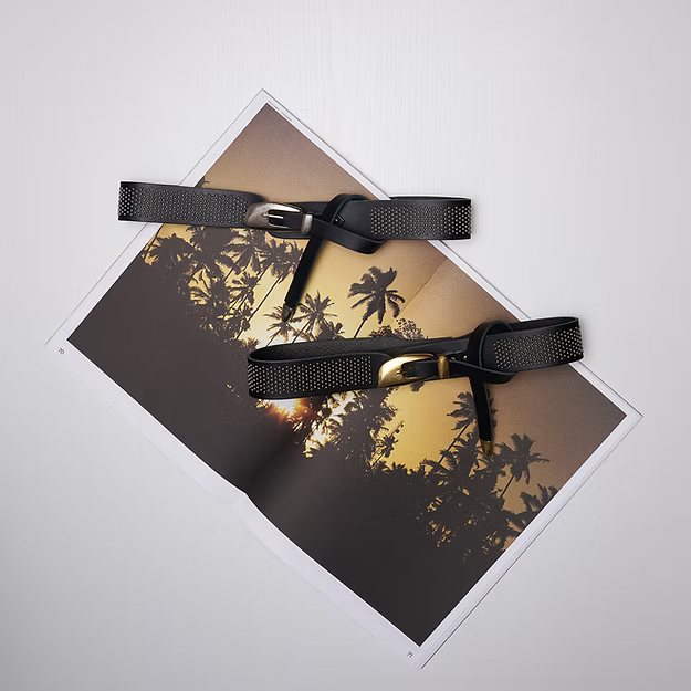 "MIDNIGHT DREAMER" ΔΕΡΜΑΤΙΝΗ ΖΩΝΗ (BLACK) INDIVIDUAL