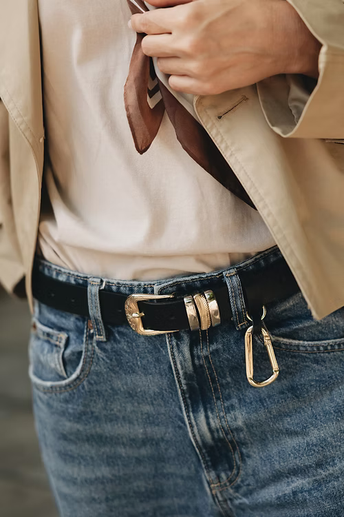 “LEAN ON ME” ΔΕΡΜΑΤΙΝΗ ΖΩΝΗ (BLACK) INDIVIDUAL