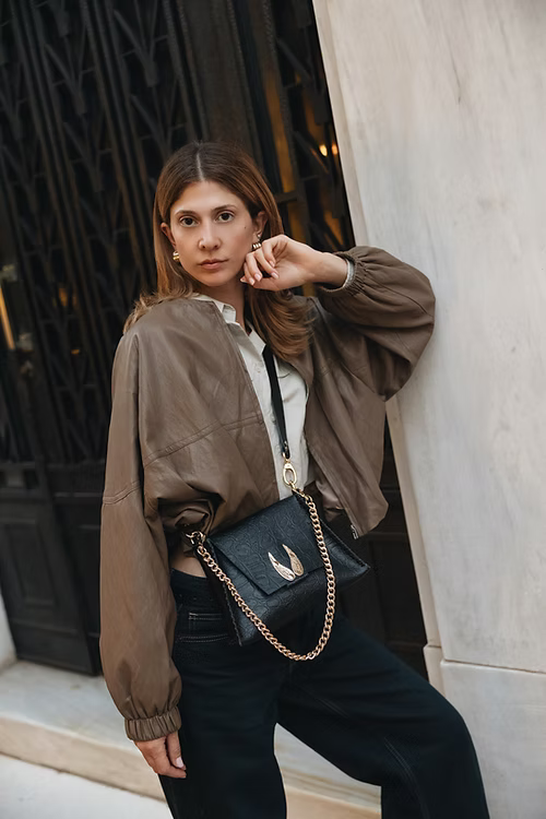 “WINGS” MINI ΤΣΑΝΤΑ ΩΜΟΥ (BLACK) INDIVIDUAL