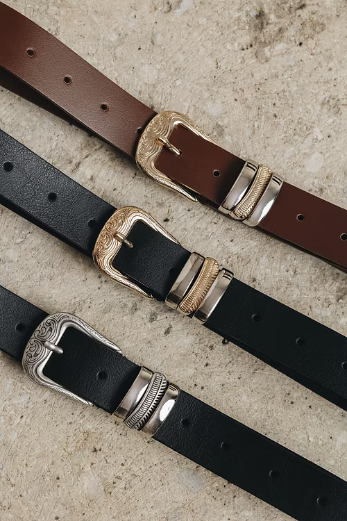 “LEAN ON ME” ΔΕΡΜΑΤΙΝΗ ΖΩΝΗ (BROWN) INDIVIDUAL