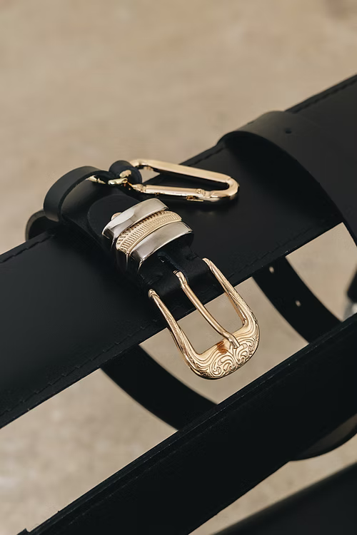 “LEAN ON ME” ΔΕΡΜΑΤΙΝΗ ΖΩΝΗ (BLACK) INDIVIDUAL