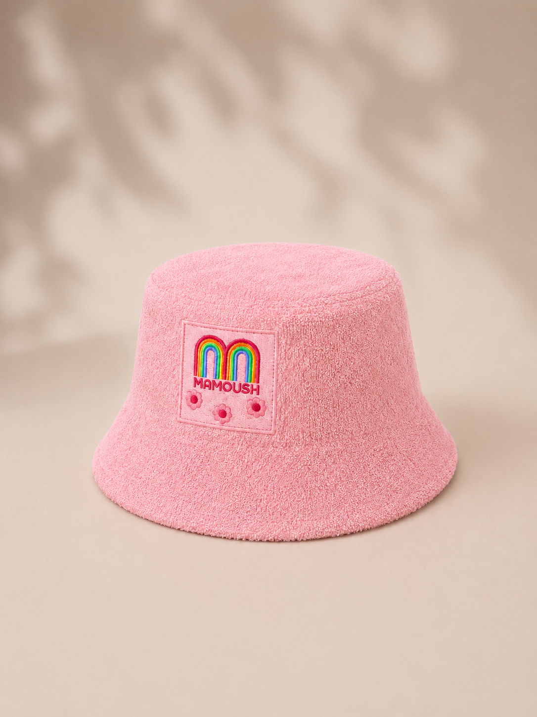 'ANTHI' ΔΙΧΡΩΜΟ ΚΑΠΕΛΟ BUCKET (PINK/PINK STRIPED)  MAMOUSH