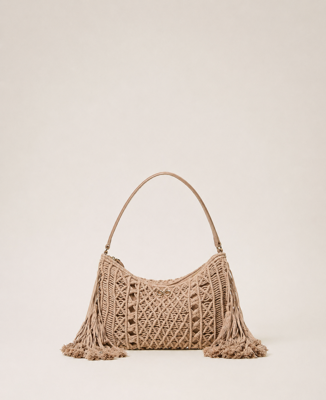 ΜΑΚΡΑΜΕ ΤΣΑΝΤΑ HOBO ΜΕ ΚΡΟΣΣΙΑ (ROPE) TWINSET